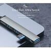 USB-C hub ORICO AH-12F, 3x USB ports, micro SD port, γκρι AH-12F-GY-BP